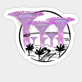 Singapore - Supertree Grove Sticker